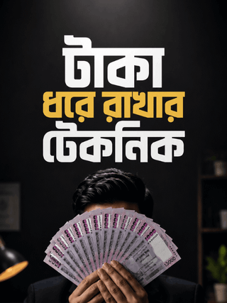 টাকা ধরে রাখার টেকনিক