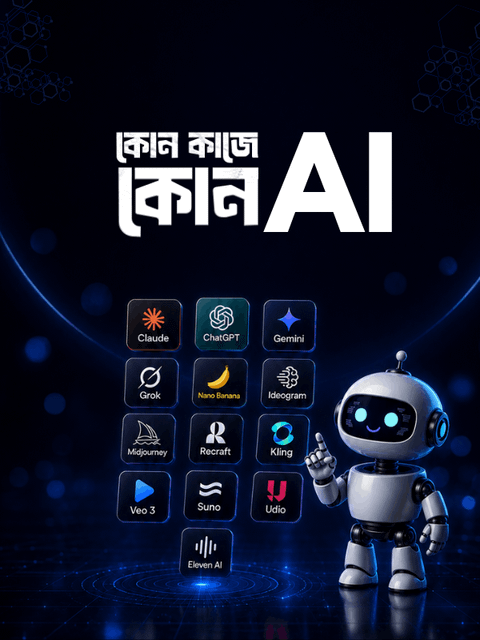 কোন কাজে কোন এআই